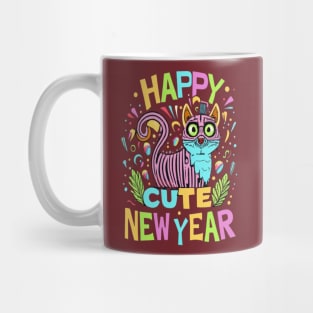 happy new year--2024--cut Mug